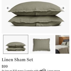 New Parachute Linen King Shams